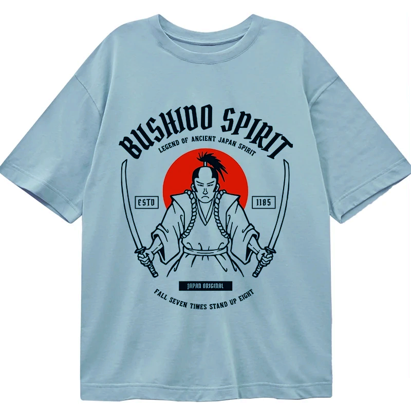 japanese samurai t-shirt for streetwear