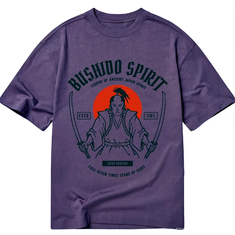 japanese samurai t-shirt for streetwear