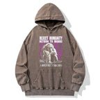 Kyoto-Lion Reject Humanity Return To Monkey Washed Hoodie