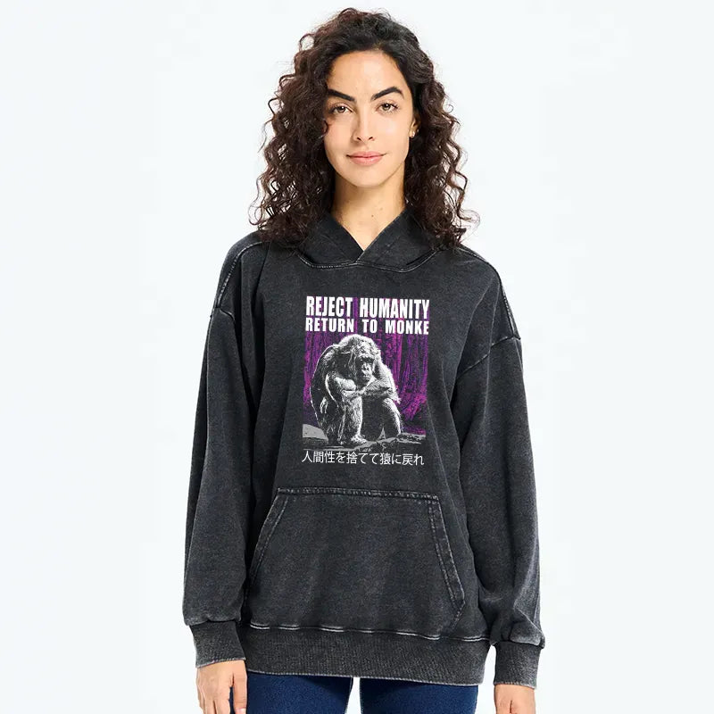 return to monkey washed hoodie on sale