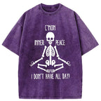 best seller washed cotton yoga t-shirt