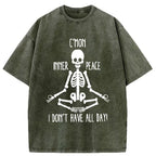best seller washed cotton yoga t-shirt
