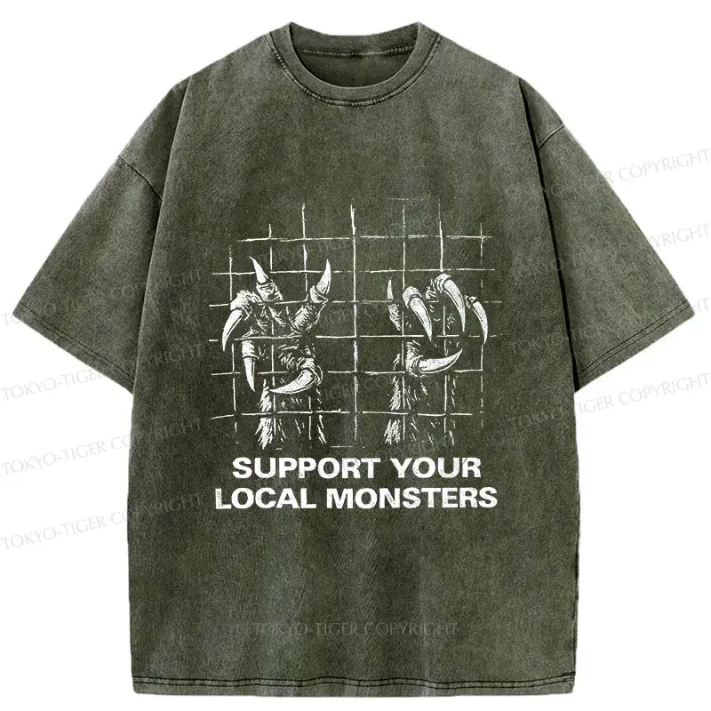 Japanese Monster Washed T-Shirt