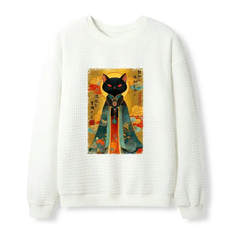 Protect Your Peace Waffle Sweatshirt Gift for Her