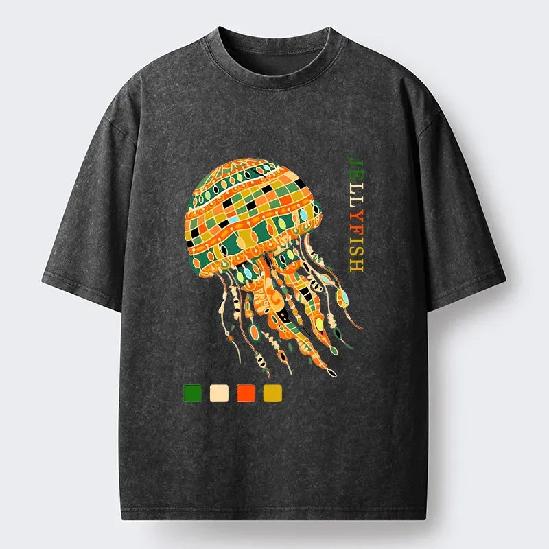 Vintage Japanese Tiger Jellyfish T-Shirt Best Seller