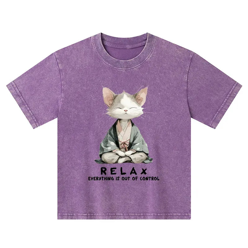 kids washed t-shirt for daily wear