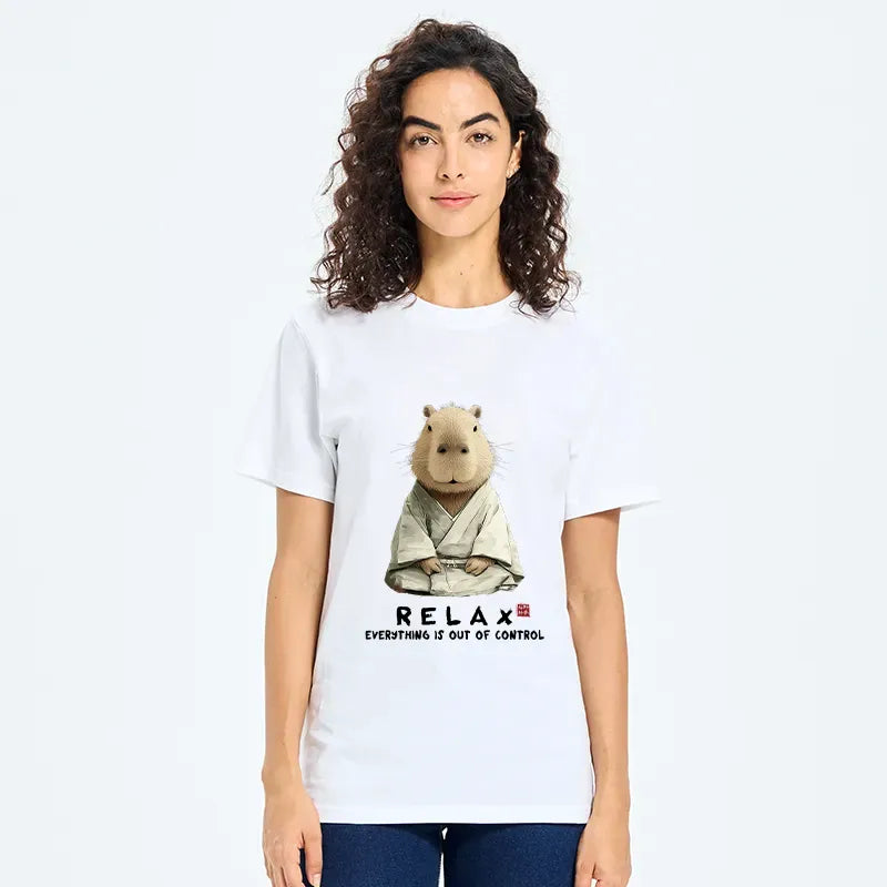 Relax Chaos Capybara Tee Best Seller