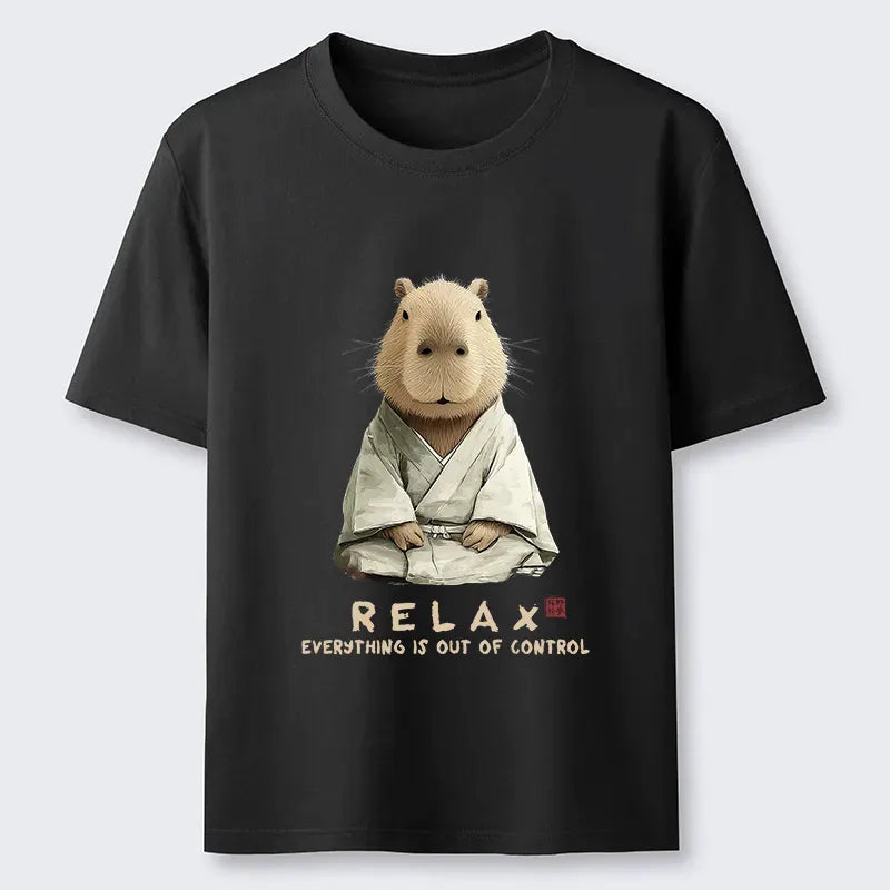 Relax Chaos Capybara Tee Best Seller