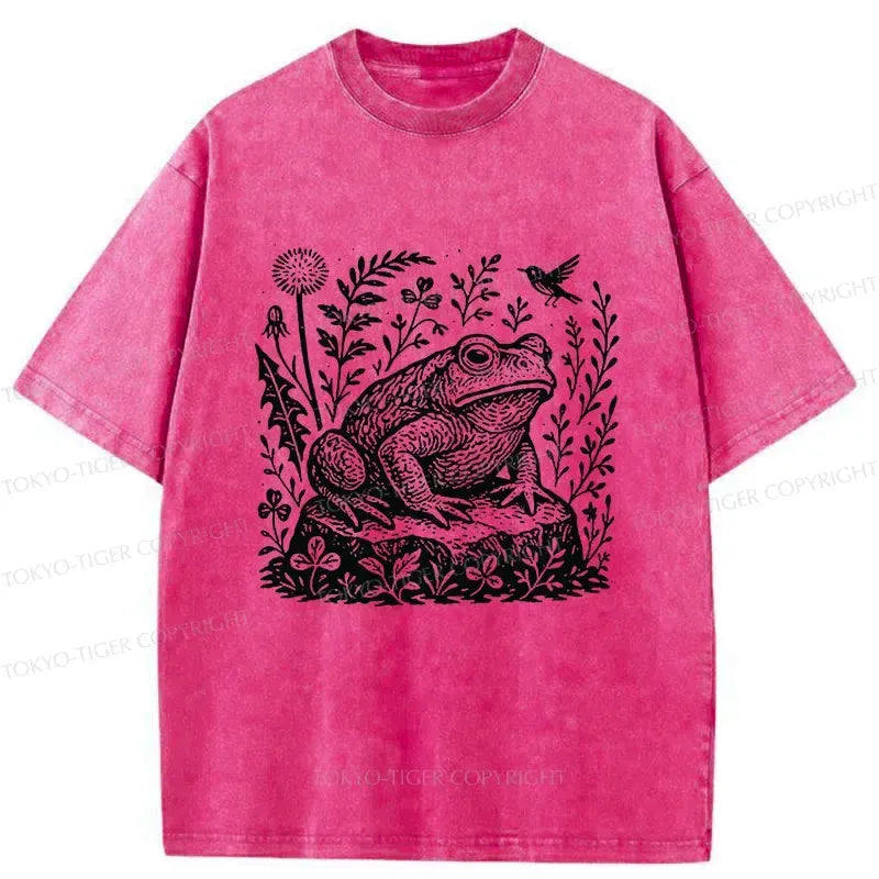 Japanese Frog T-Shirt for Daily Wear