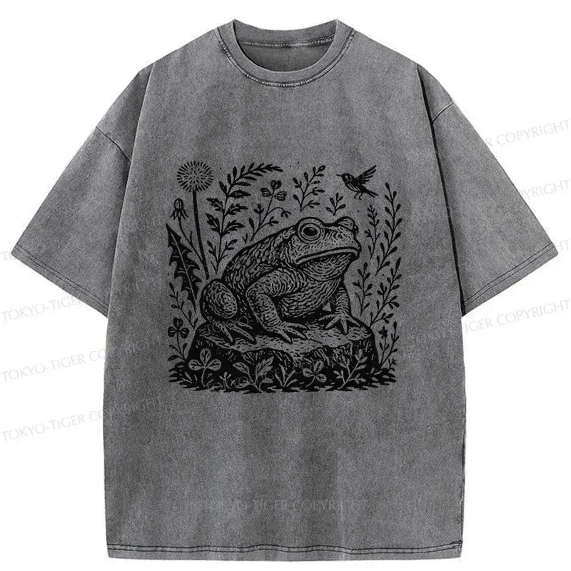Japanese Frog T-Shirt for Daily Wear