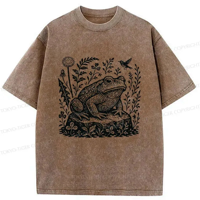 Japanese Frog T-Shirt for Daily Wear