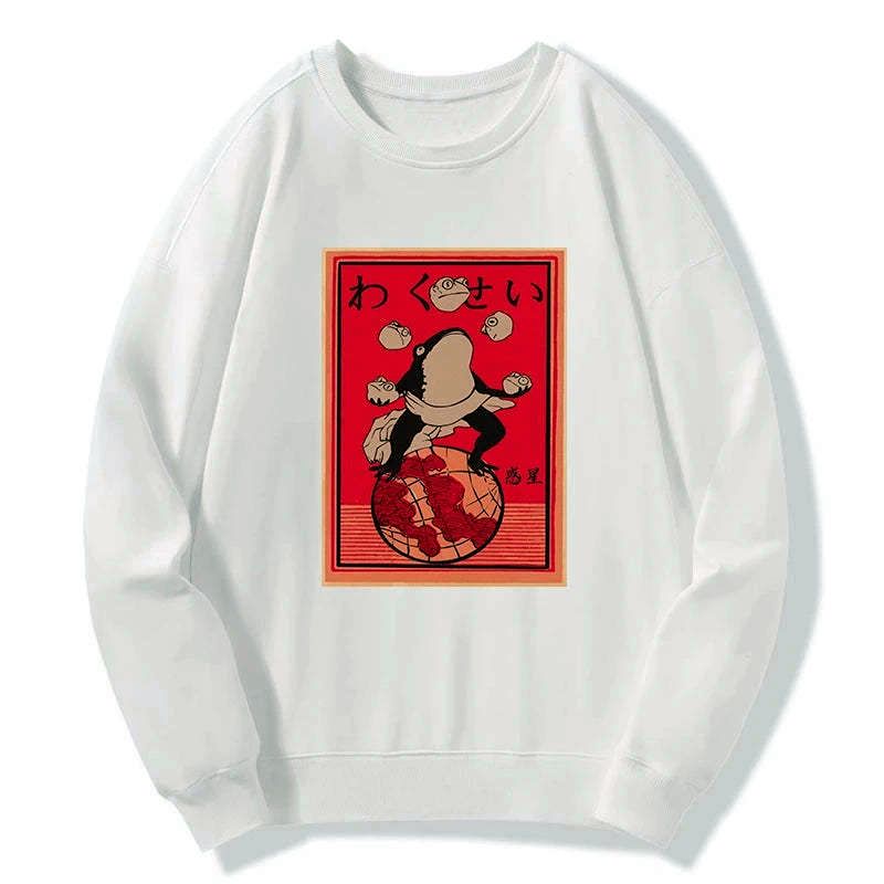 kyoto lion wakusei frog hoodie gift idea
