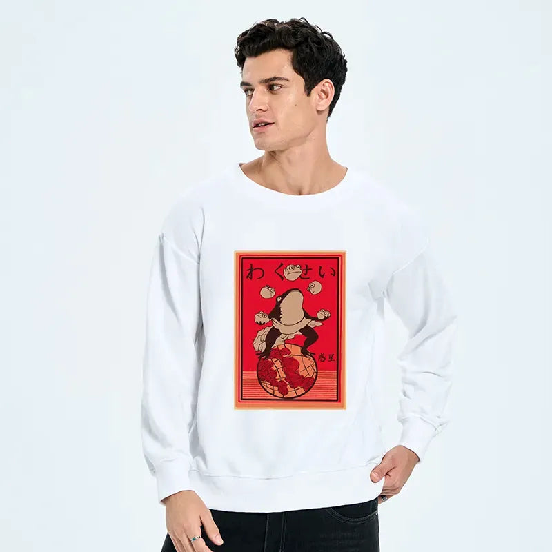 kyoto lion wakusei frog hoodie gift idea