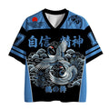 Kyoto-Lion The Grace Of Crane Mesh Jersey
