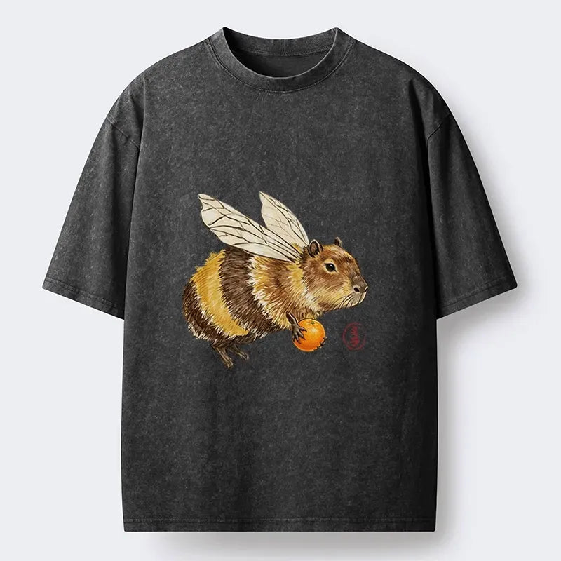 Funny Capybara Meme T-Shirt for Daily Wear
