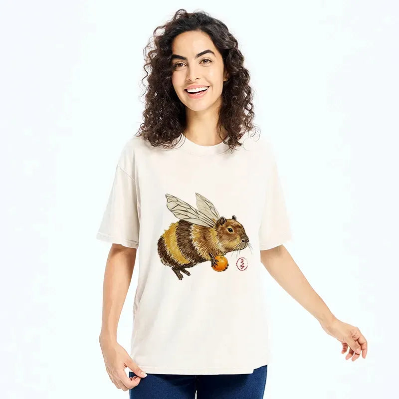 Funny Capybara Meme T-Shirt for Daily Wear