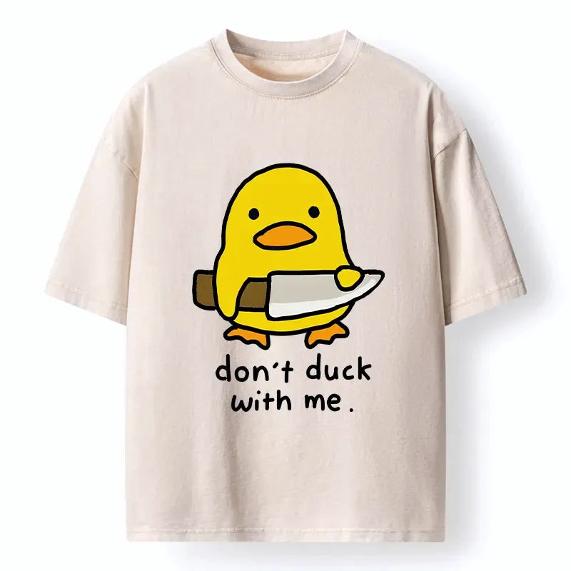 Vintage duck graphic tee for streetwear