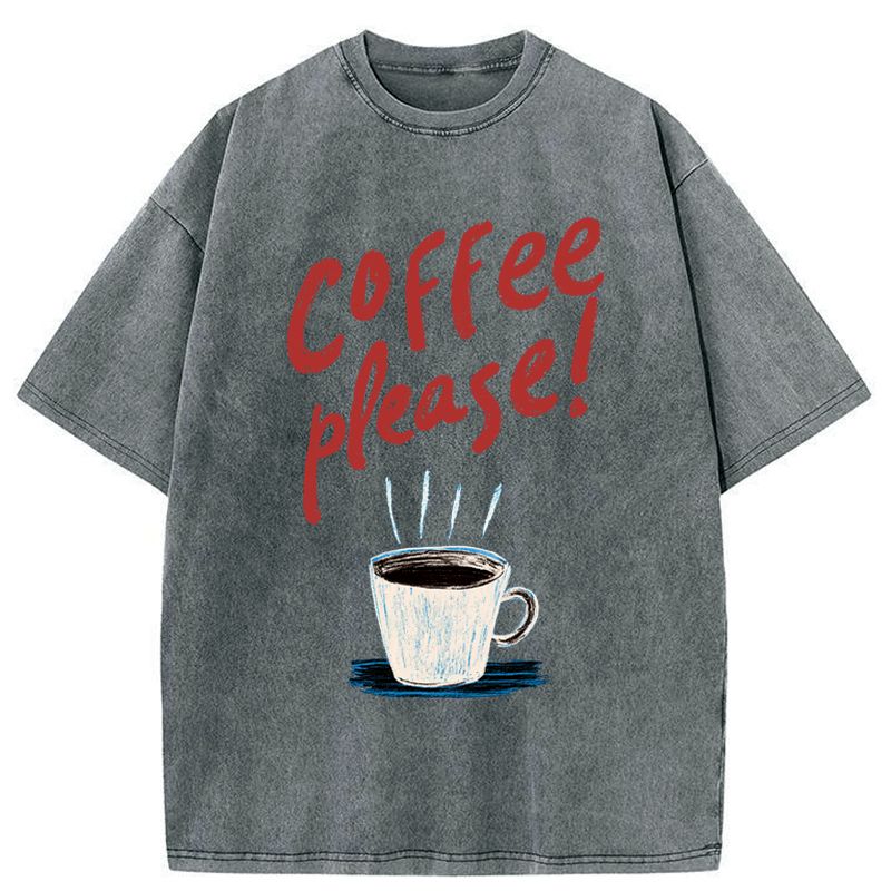 Japanese Washed T-Shirt for Streetwear