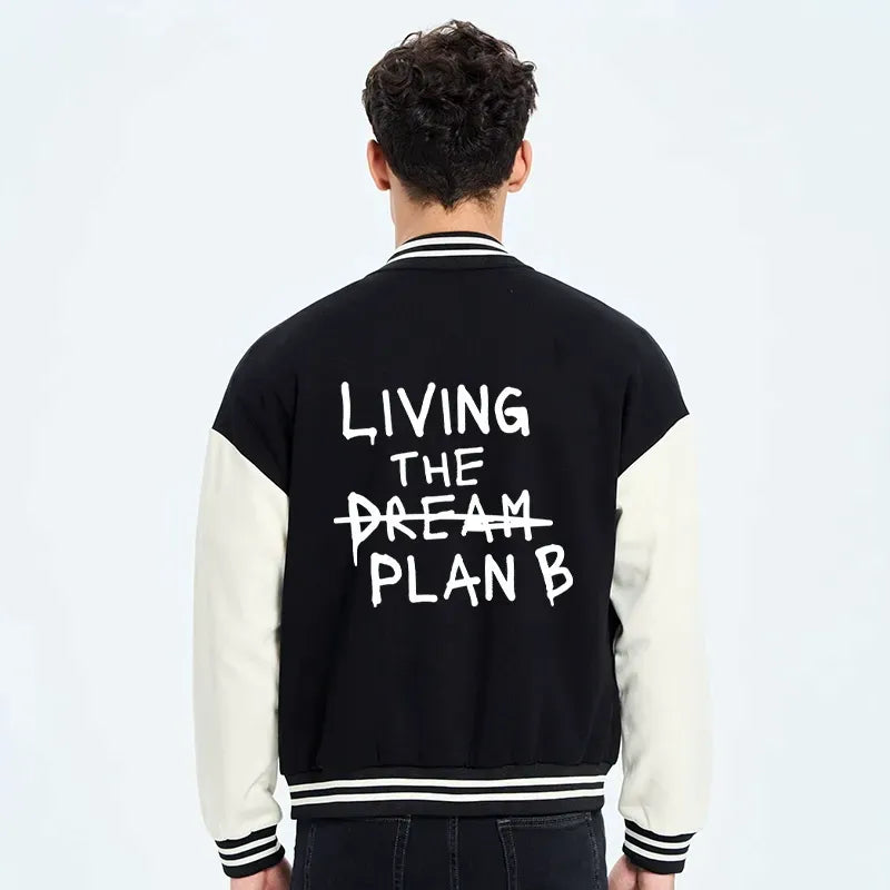 Kyoto-Lion Implement Plan B Embroidery Varsity Jacket