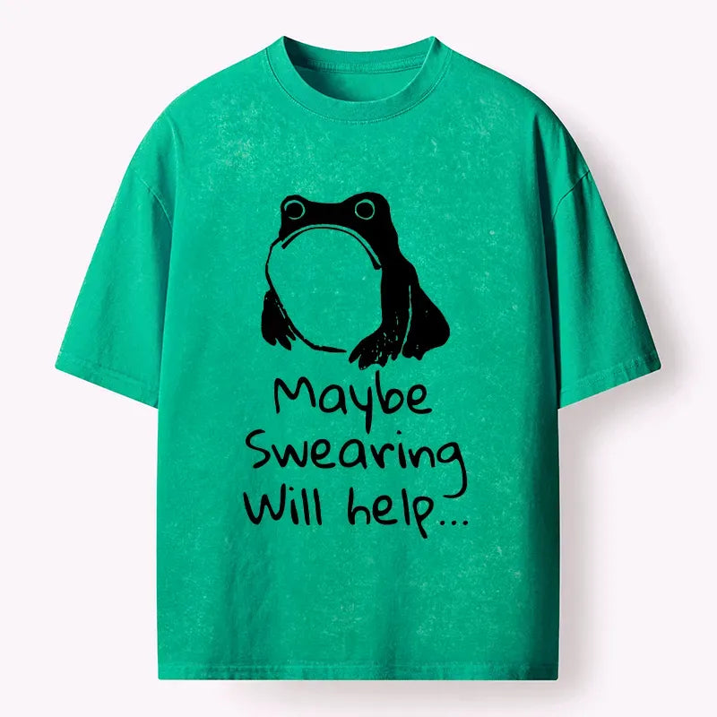 sarcastic frog vintage t-shirt for street style