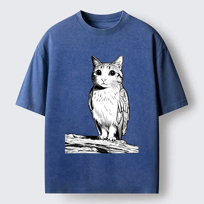 Vintage Ukiyo-e Cat T-Shirt for Vacation