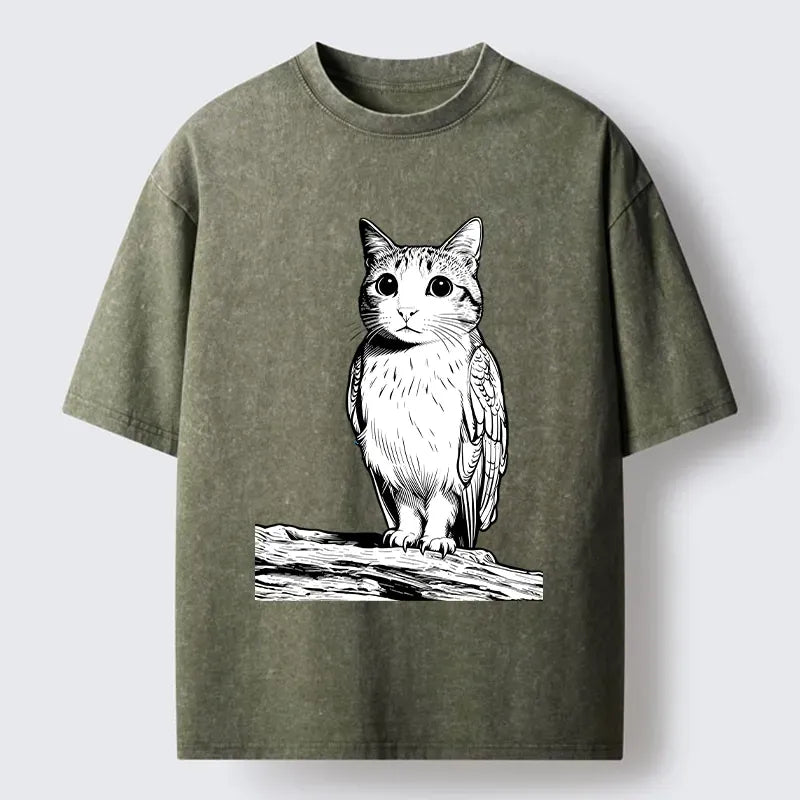 Japanese Art Washed T-Shirt Gift for Him