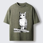 Japanese Art Washed T-Shirt Gift for Him