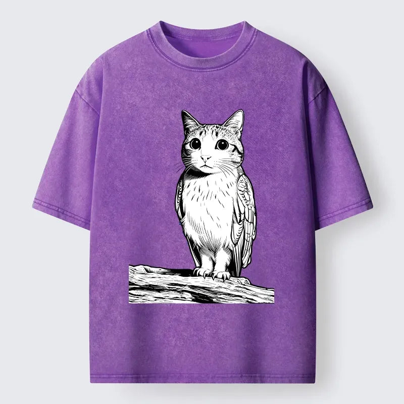 Vintage Ukiyo-e Cat T-Shirt for Vacation