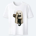Japanese Ghost Cat Vintage T-Shirt