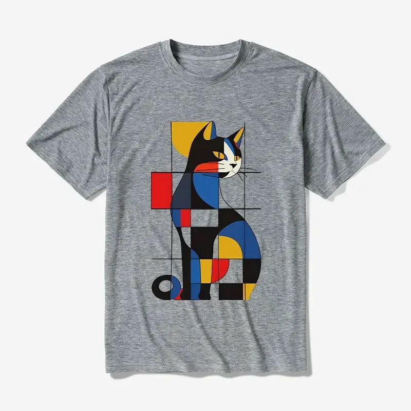 Mondrian Cotton Blend Unisex Tee