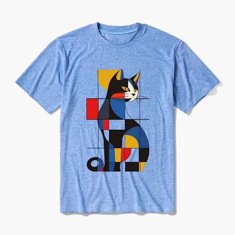 Mondrian Cotton Blend Unisex Tee