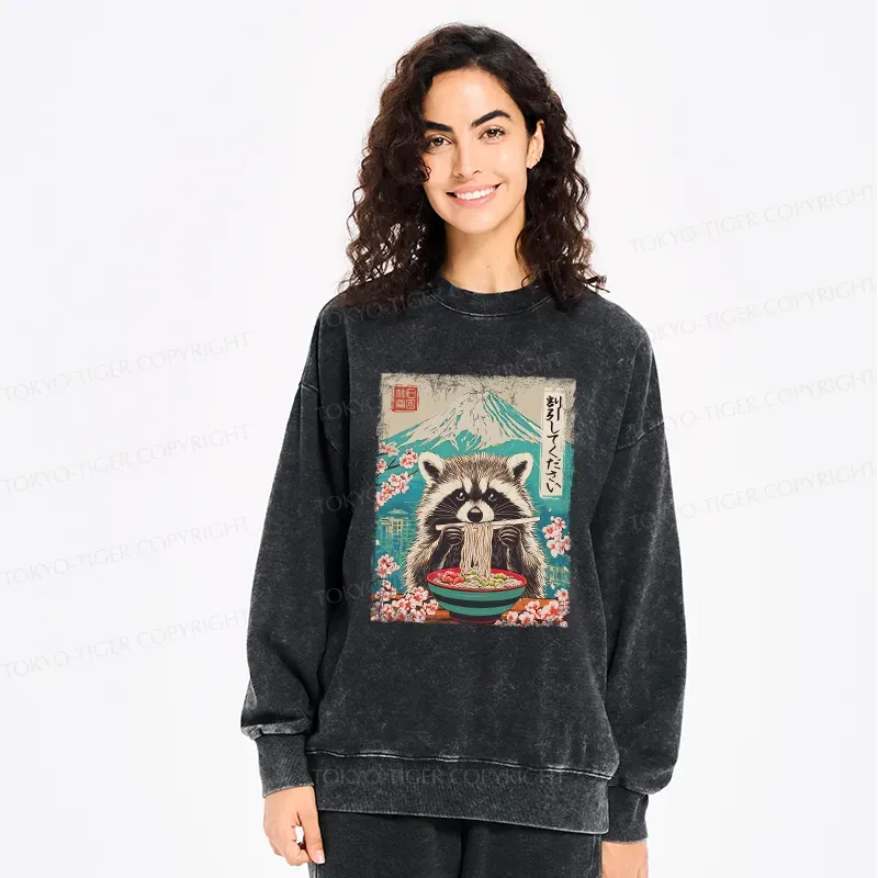 Raccoon Discount Sweatshirt for Vacation
