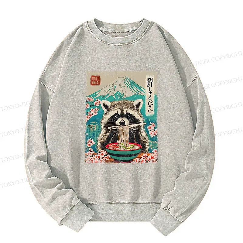 Raccoon Discount Sweatshirt for Vacation