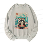 Raccoon Discount Sweatshirt for Vacation