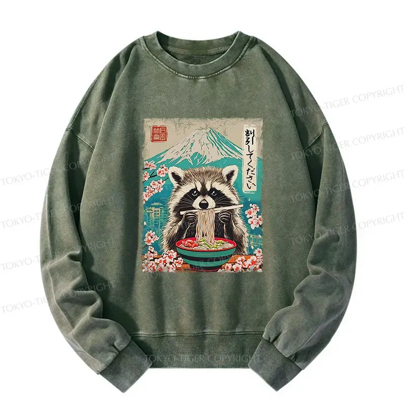 Raccoon Discount Sweatshirt for Vacation