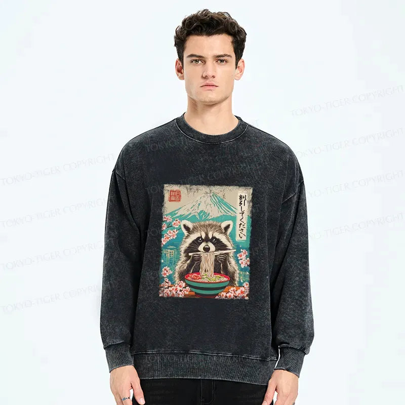Raccoon Discount Sweatshirt for Vacation