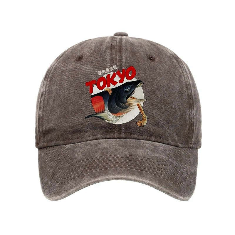 Vintage Japanese Washed Cap for Daily Wear
