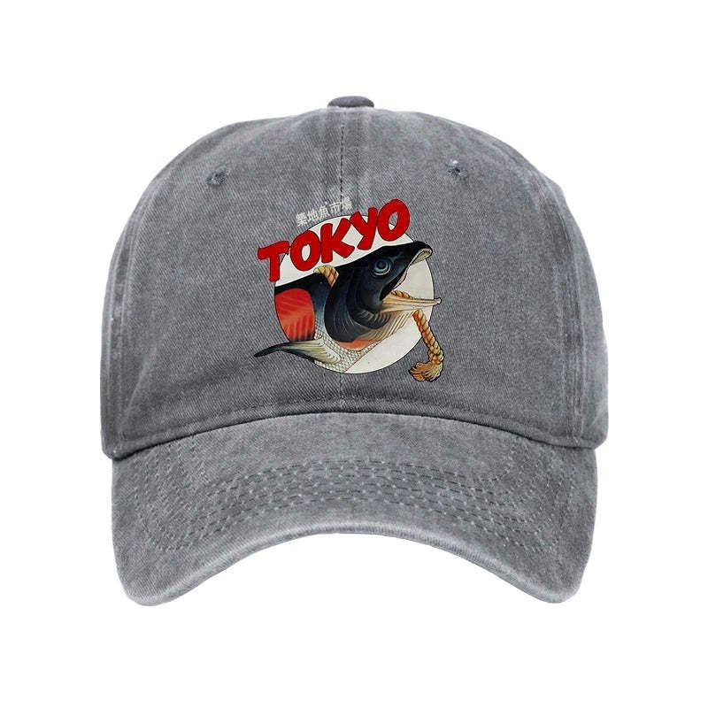 Vintage Japanese Washed Cap for Daily Wear