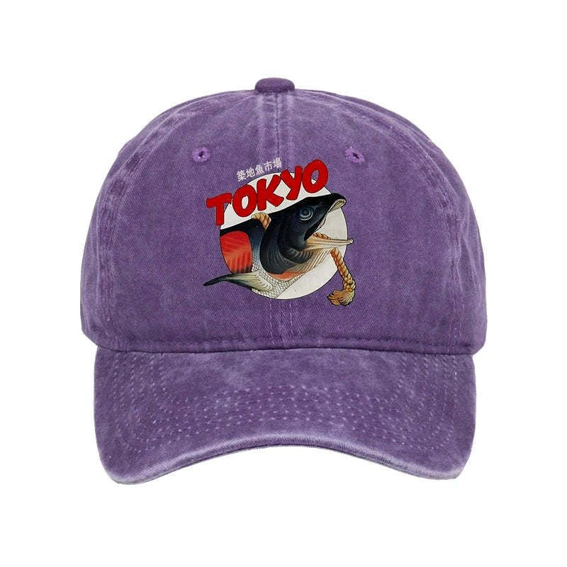 Vintage Japanese Washed Cap for Daily Wear