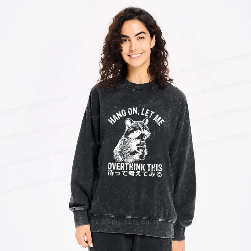 Unisex Japanese Raccoon Sweatshirt on Sale