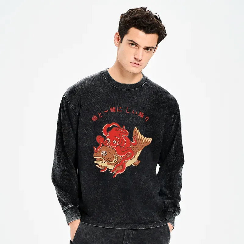 best seller japanese culture long sleeve shirt