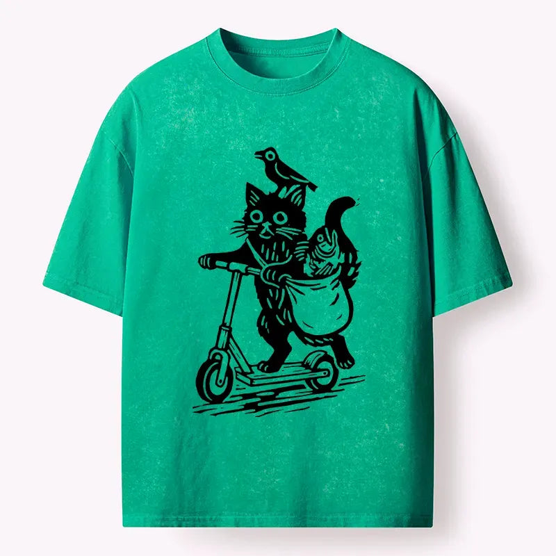 Japan Washed T-Shirt for Summer