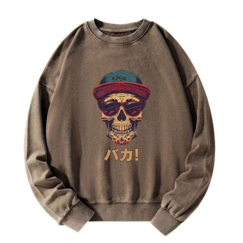 Japanese fashion sweatshirt free shipping deal