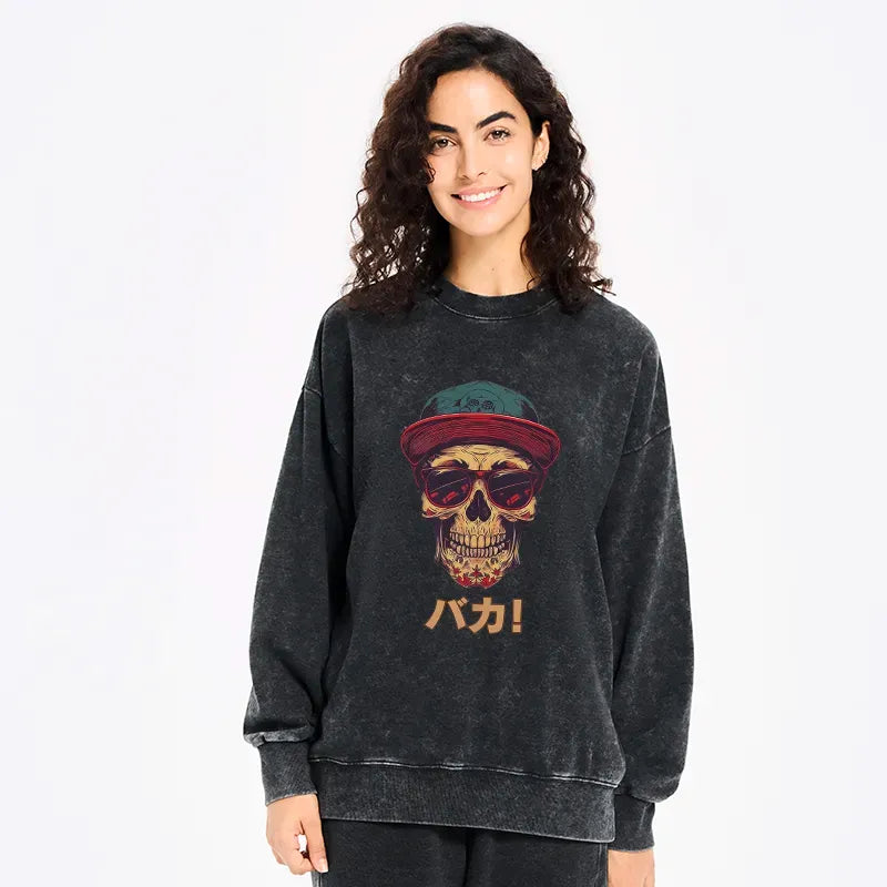 Japanese fashion sweatshirt free shipping deal