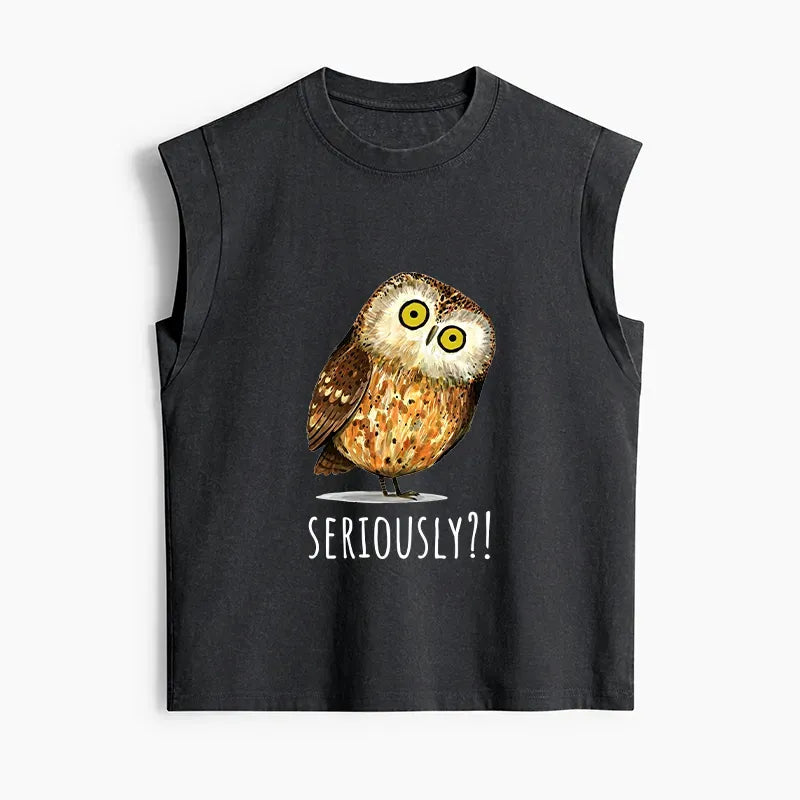 Seriously Confused Owl Meme Shirt