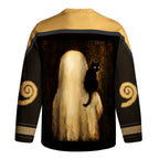 Kyoto-Lion No Hope But A Cat Long-Sleeve Hockey Jersey
