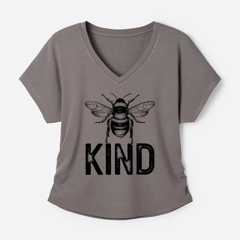 bee kind illustration top for daily wear