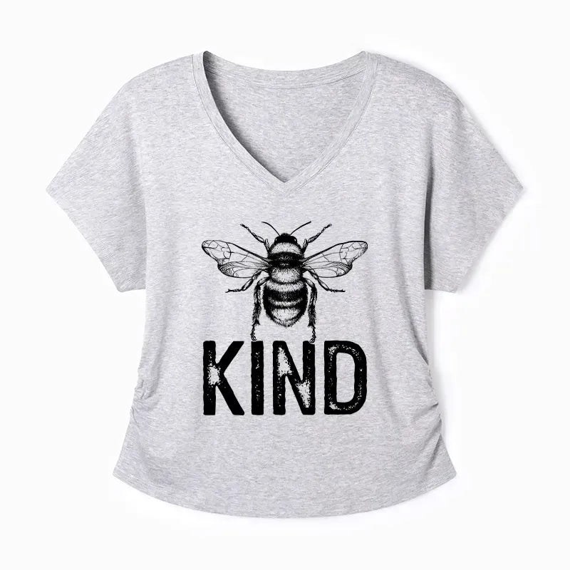 bee kind illustration top for daily wear