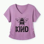 Japanese minimalist bee kind t-shirt for women