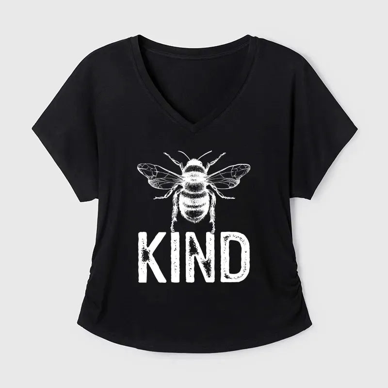 bee kind illustration top for daily wear